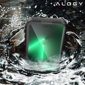 Alogy Waterproof Case IP68 Case s Clear Back 360 Armor Case pre MagSafe pre Apple iPhone 14
