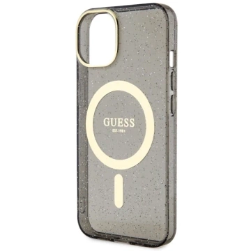 Чохол Etui Guess GUHMP14MHCMCGK для iPhone 14 Plus 6.7" Glitter Gold MagSafe