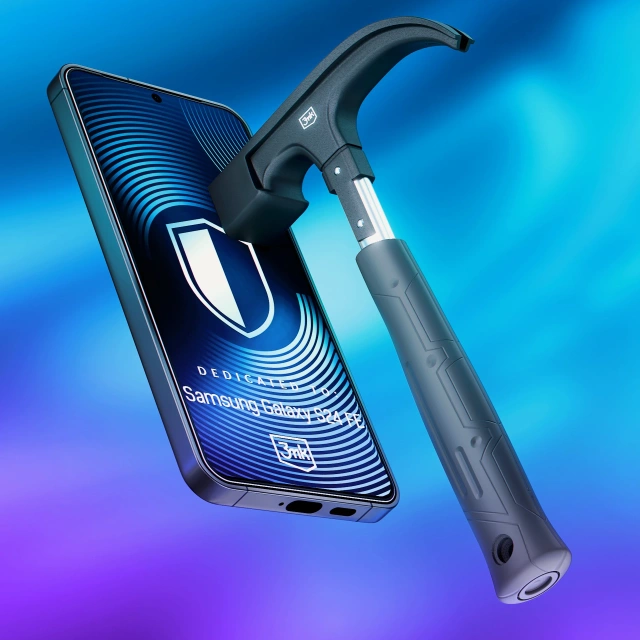 Захисне скло для Samsung Galaxy S24 FE Max 3mk HardGlass Max Lite, посилений захист екрану, захисне скло 9H