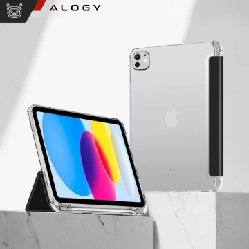 Hülle für iPhone 14 Pro Mag Safe Matt Case Cover matt Alogy Ring gepanzerte Handyhülle Schwarz