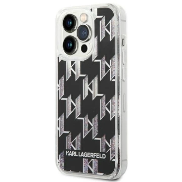 Etui Karl Lagerfeld KLHCP14LLMNMK do iPhone 14 Pro 6,1" hardcase Liquid Glitter Monogram