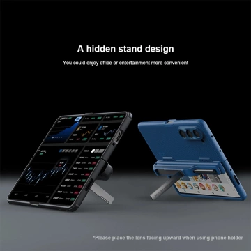 Pouzdro Nillkin Super Frosted Shield Fold pro Samsung Galaxy Z Fold 5 - černé