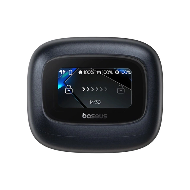 Słuchawki Baseus Bowie M2s Ultra TWS z ekranem LCD – czarne