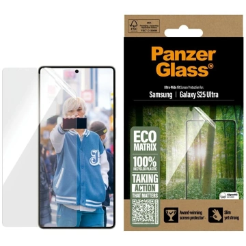 Загартоване скло для Samsung Galaxy S25 Ultra PanzerGlass Ultra-Wide Fit Eco Matrix