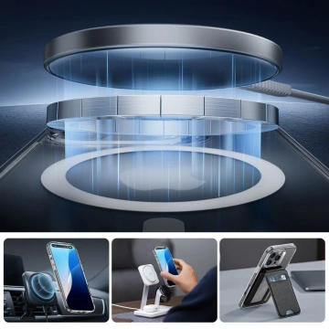 Etui ESR Classic Pro Set MagSafe iPhone 16 Pro Max Przezroczysty