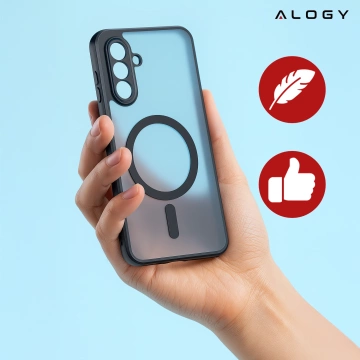 Puzdro pre Apple iPhone 16 Pro Max Alogy Anti-Shock Hybrid Case pre MagSafe Transparent