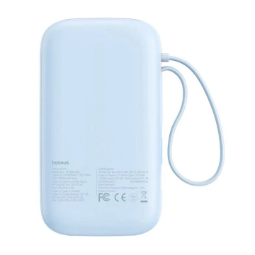 Powerbank Baseus QPow2 20000mAh 30W 2xUSB-C синій