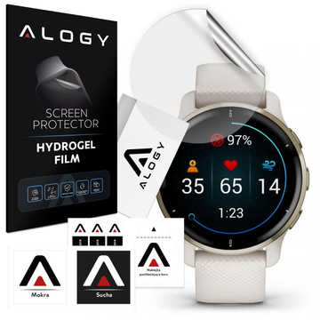 Гідрогелева захисна плівка Hydrogel Alogy для смарт-годинника Garmin Venu 2 Plus