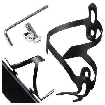 Bottle cage drink water bottle bicycle holder for bicycle bottle universal Black