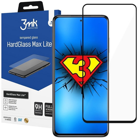 3mk tvrdené sklo HardGlass Max Lite pre Xiaomi Poco F3 Black