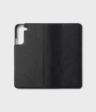 Flipové kožené pouzdro Ringke Folio Signature pro Samsung Galaxy S22 (S22 Plus) černé (FSS118R262)