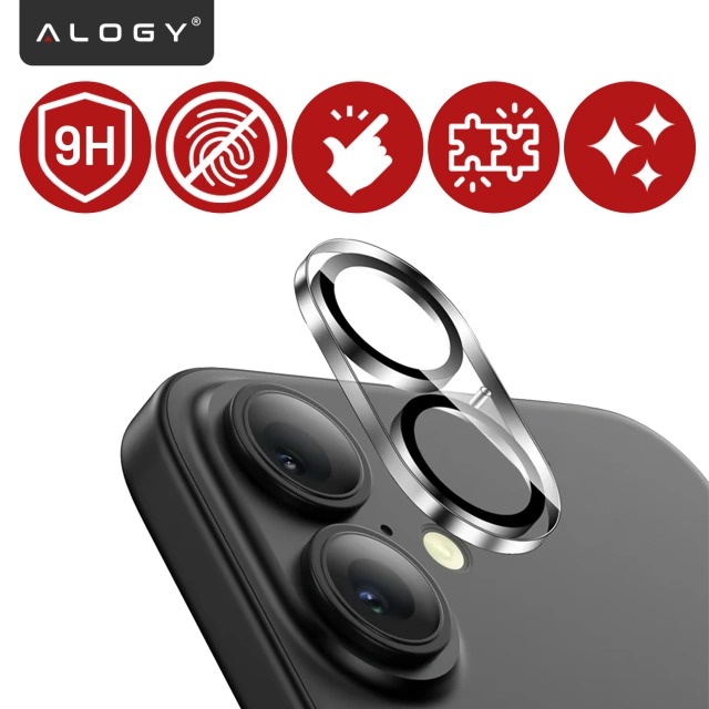 2x Glass Lens Camera for Apple iPhone 16 Pro / 16 Pro Max Alogy Lens Protector Pro Transparent