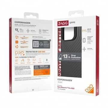 Puzdro Gear4 Copenhagen pre iPhone 14 Pro Max 6,7" čierno/čierne 51543