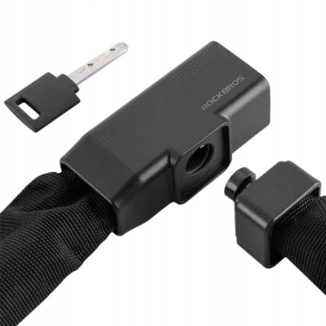 Rockbros 32430708001 Fahrradschloss mit Schlüssel 0,97 m – Schwarz