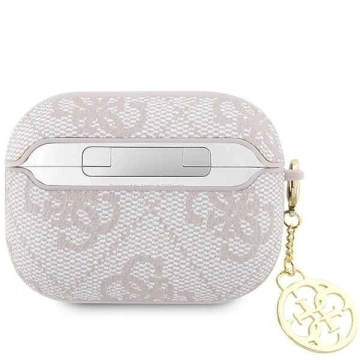 Ochranné pouzdro pro sluchátka Guess GUAP2G4GSMP pro Apple AirPods Pro 2 kryt růžový/růžový 4G Charm Collection