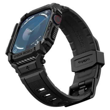 Pasek Spigen Rugged Armor „pro“ do Apple Watch 10 (42 mm) Matte Black