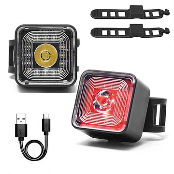 2-in-1 Alogy Bike Rear Front Light Smart Bicycle Flashlight Waterproof Front & Rear Light 120lm IP66