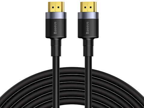 Кабель Baseus Cafule FULL HD 4K 60Hz 3D HDMI-HDMI 2.0 5м чорно-сірий