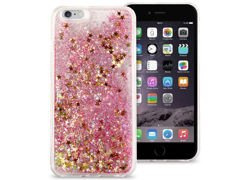 Etui liquid glitter Apple iPhone 6/6S Plus brokat różowy