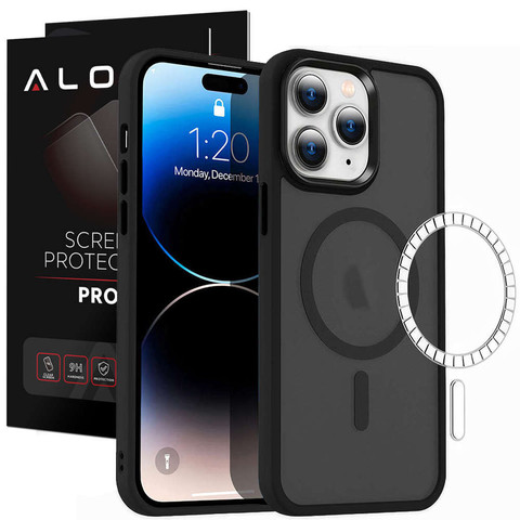 Etui ochronne na telefon MagMat Case do MagSafe do Apple iPhone 11 Pro Matte Black + Szkło
