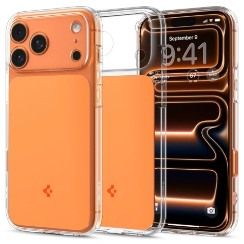 Etui Ochronne do iPhone 17 Pro Max Spigen Ultra Hybrid ”T” Mag Glossy Orange