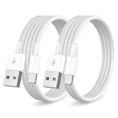 KABEL 2SZT 1M USB PRZEWÓD DO ŁADOWARKI LIGHTNING DO IPHONE 8/11/12/13/14