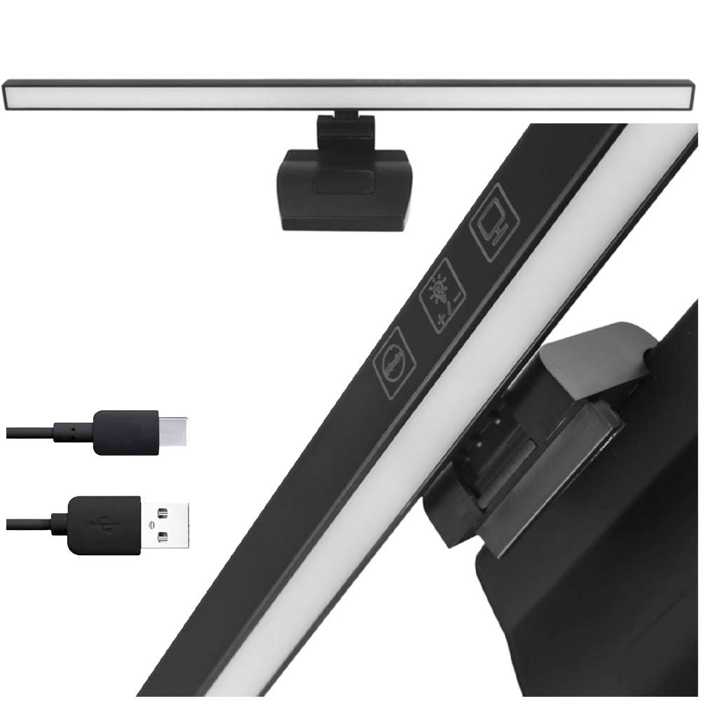 Lampka lampa listwa LED na monitor Laptop USB z regulacją Ligh Bar 50cm ...