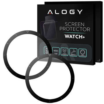 2x Elastyczne Szkło 3D Alogy do Huawei Watch GT 2 Pro Black