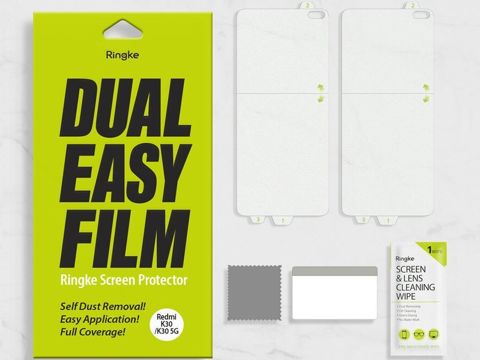 2x Folia hydrożelowa Ringke Dual easy film do Xiaomi Redmi K30