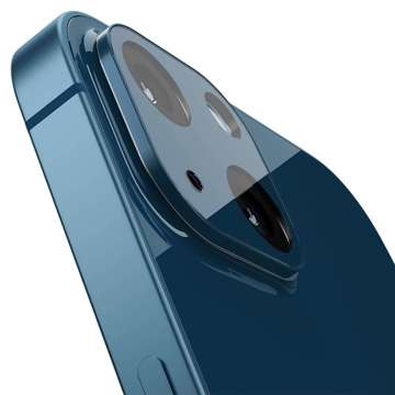 2x Oslona aparatu Spigen Optik.TR Camera Protector do Apple iPhone 13 Mini/ 13 Blue