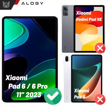 2x Szkło hartowane do Xiaomi Pad 6 / 6 Pro 11" 2023 ochronne szkiełko na tablet ekran 9H Alogy Pro+