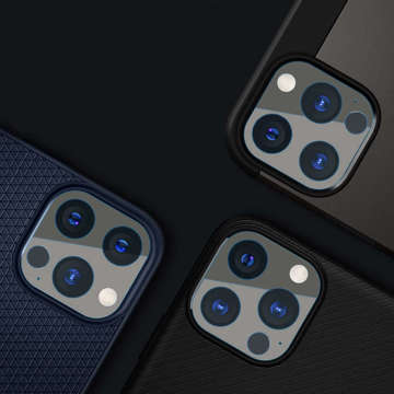 2x Szkło na aparat obiektyw osłona Spigen Optik.TR Camera Protector do iPhone 13 Pro/ 13 Pro Max Graphite