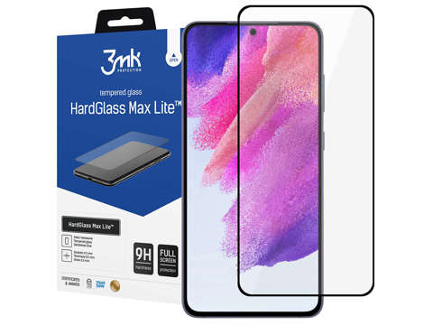3mk Szkło hartowane HardGlass Max Lite do Samsung Galaxy S21 FE Black