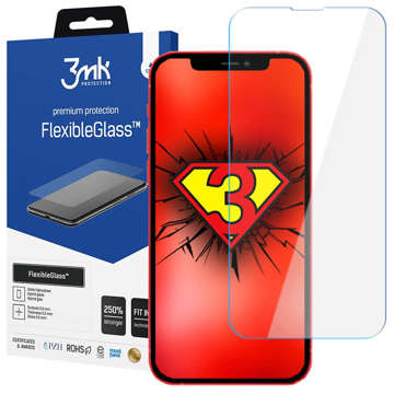3mk Szkło hybrydowe ochronne Flexible Glass 7H do Apple iPhone 13 / 13 Pro / 14 