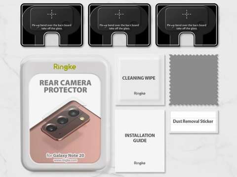 3x Szkło Ringke Camera Glass na aparat obiektyw do Samsung Galaxy Note 20