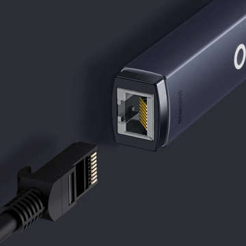 Adapter karta sieciowa LAN Baseus Erhernet przejściówka USB-A do RJ45 100Mbps