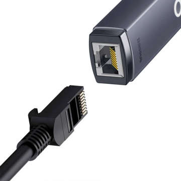 Adapter karta sieciowa LAN Baseus Erhernet przejściówka USB-C do RJ45 1000Mbps
