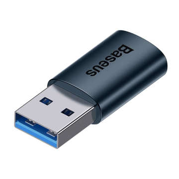 Adapter przejściówka Baseus Ingenuity OTG USB 3.1 do USB-C Typ C Niebieski
