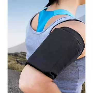 Armband do biegania | opaska na ramię na telefon XL różowa