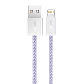 Baseus Dynamic 2 Series kabel USB-A - Lightning 2.4A 480Mb/s 1m fioletowy