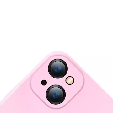 Baseus Liquid Gel Case silikonowe etui pokrowiec do iPhone 13 różowy (ARYT000904)