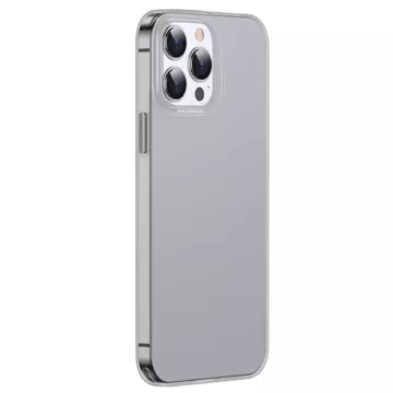 Baseus Simple Series Case przezroczyste żelowe etui iPhone 13 Pro Max czarny (ARAJ000501)