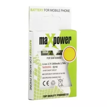 Bateria do Samsung S5 mini G800 MaxPower 2500mAh EB-BG800BBC