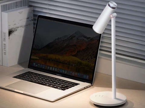 Bezprzewodowa lampa biurkowa Baseus I-Wok akumulatorowa Biała