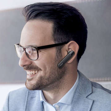 Bezprzewodowy zestaw słuchawkowy Joyroom wytrzymała słuchawka Bluetooth 5.0 Czarna