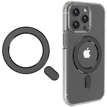 Blaszka magnetyczna uniwersalna Pierścień Uchwyt Magmat do MagSafe Magnetic Ring Black