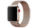 Bransoleta Milanese pasek Alogy do Apple Watch 42/44/45mm złota