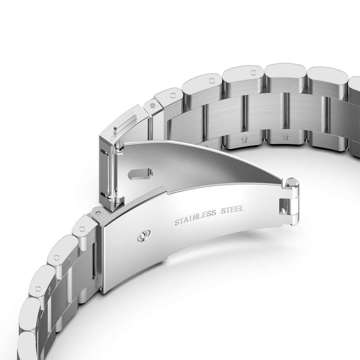 Bransoleta Stainless do Samsung Galaxy Watch 4 / 5 / 5 PRO (40 / 42 / 44 / 45 / 46 mm) Silver