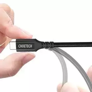 Choetech kabel przewód szybkie ładowanie USB Typ C - USB Typ C 3.2 Gen 2 100W Power Delivery 2m czarny (XCC-1007)