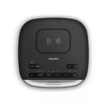 Cyfrowe radio FM budzik Bluetooth z ładowarką Qi Philips TAR7606/10